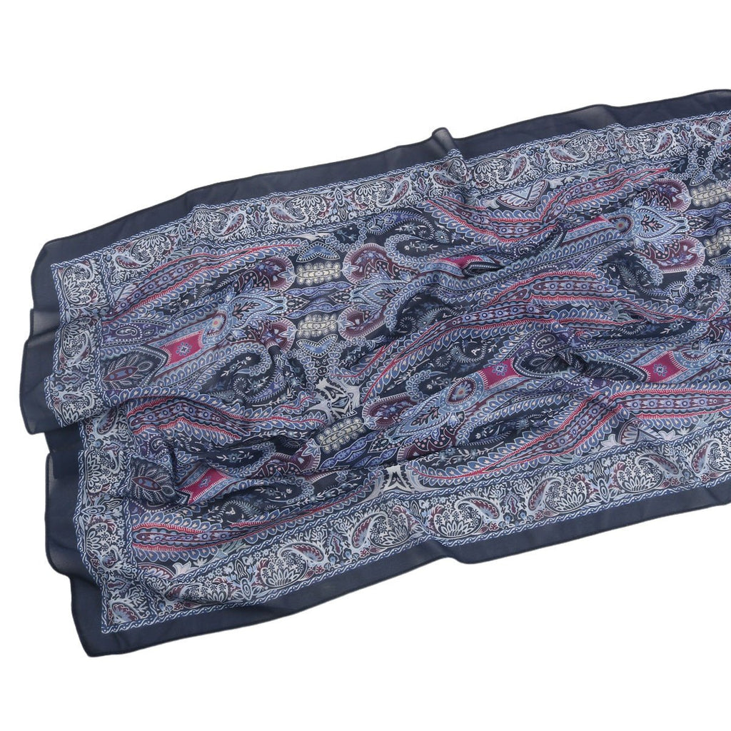 Elegant Printed Chiffon Bohemian Style Hijab Scarf Breathable Sun Protection