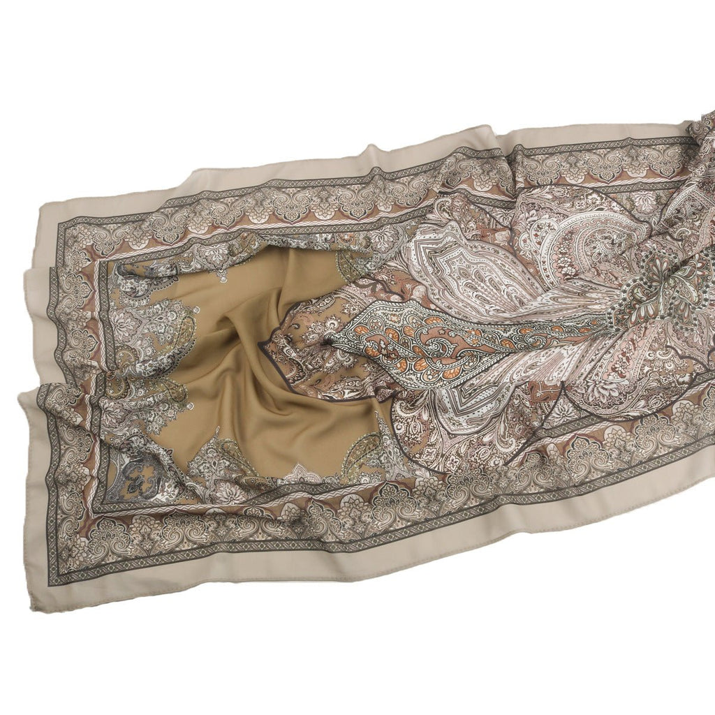 Elegant Printed Chiffon Bohemian Style Hijab Scarf Breathable Sun Protection
