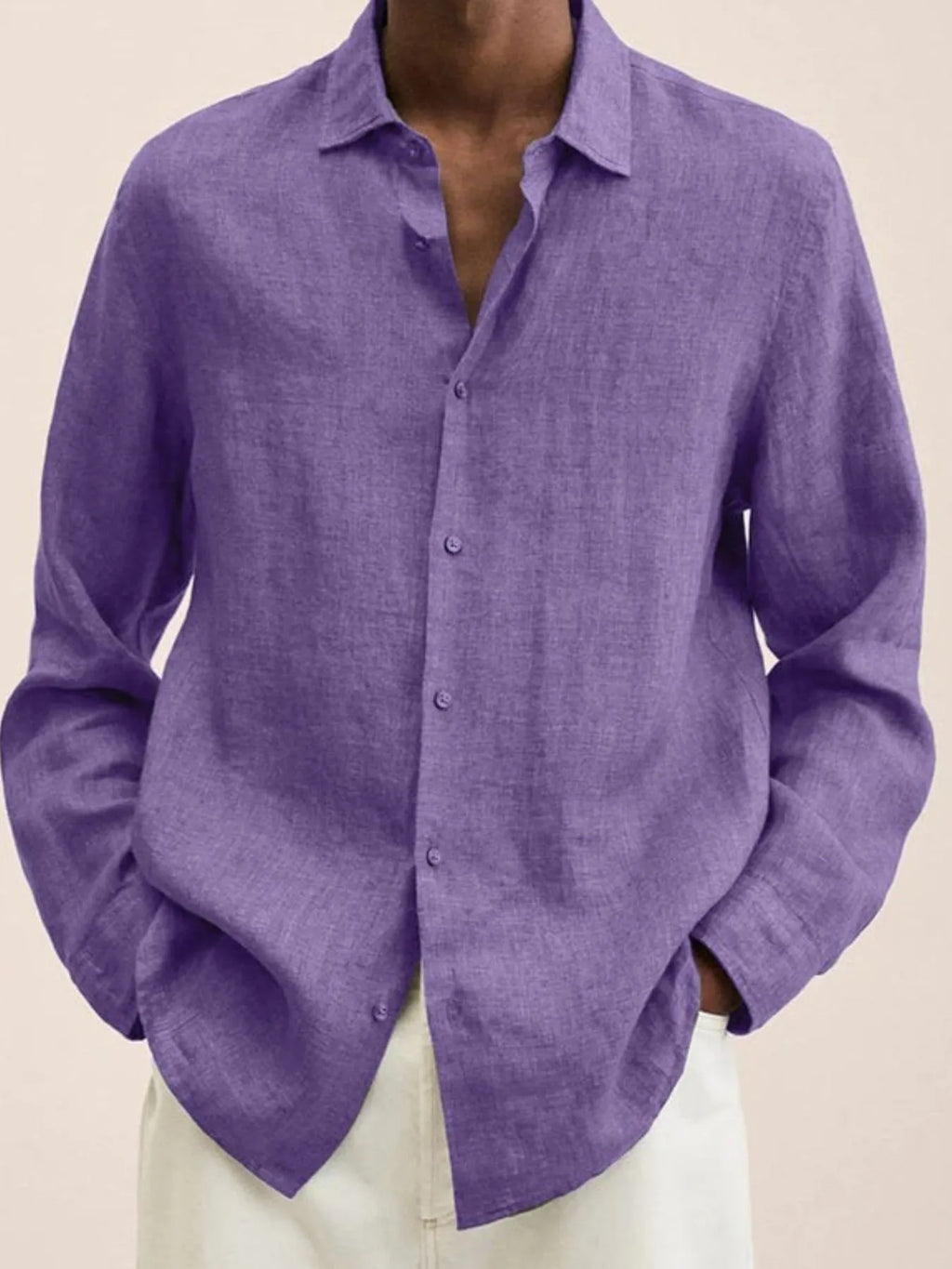 Men's Button-Down Long Sleeve Shirt