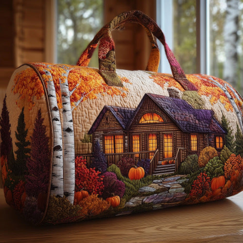 Quilted Embroidery Travel Bag