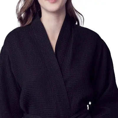 Women's Lightweight Waffle Robe, Quick-Dry Spa Comfort