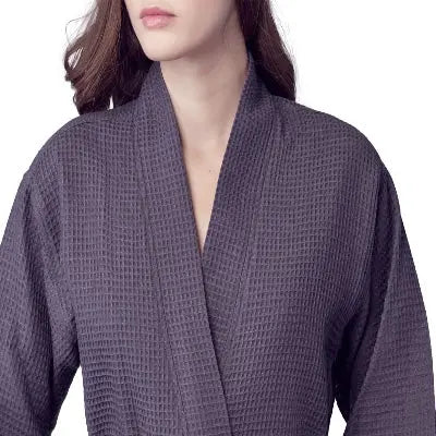 Women's Lightweight Waffle Robe, Quick-Dry Spa Comfort