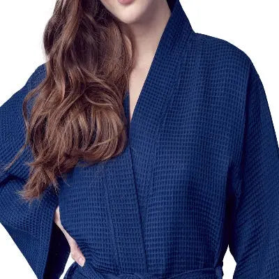 Women's Lightweight Waffle Robe, Quick-Dry Spa Comfort