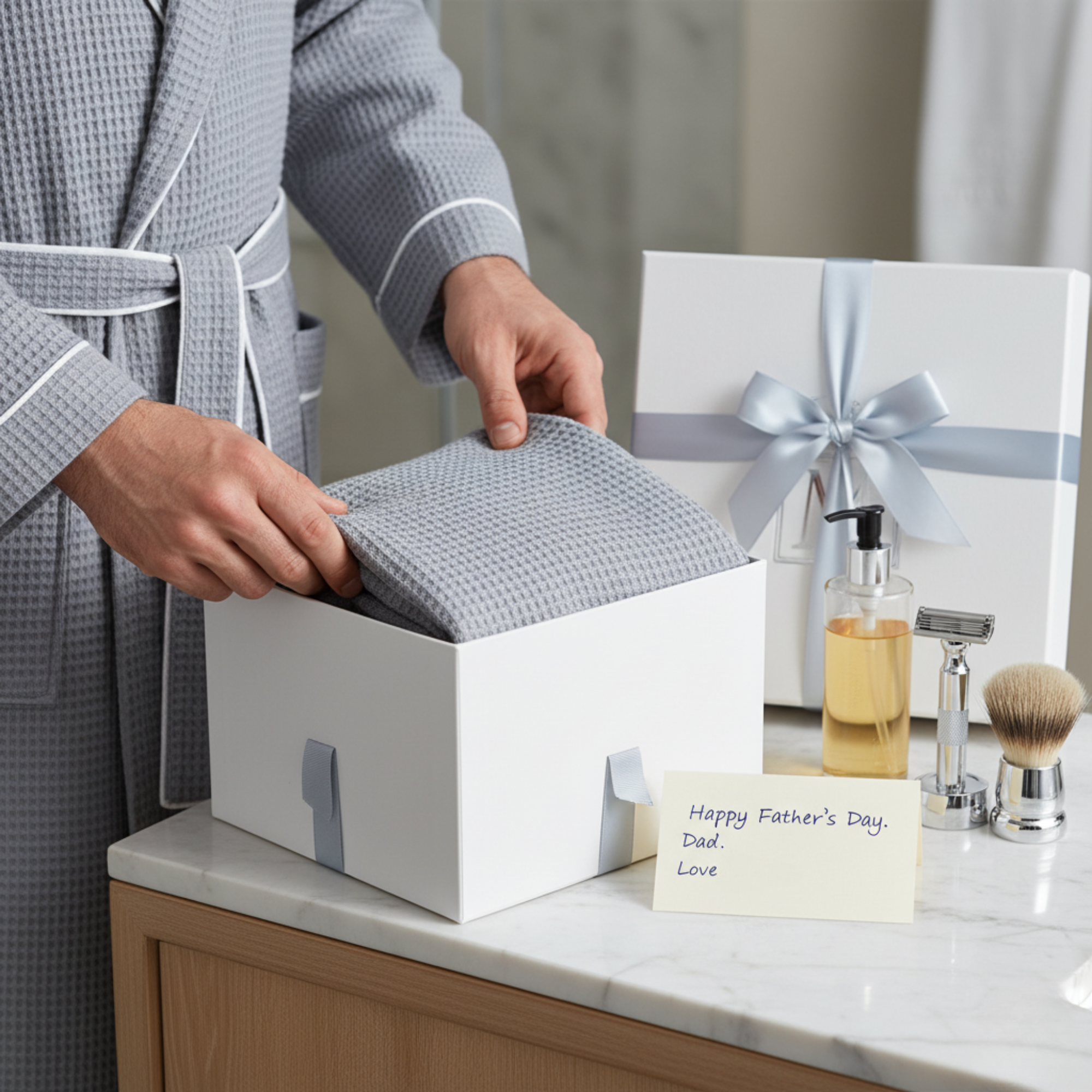 Premium Waffle Robe for Men
