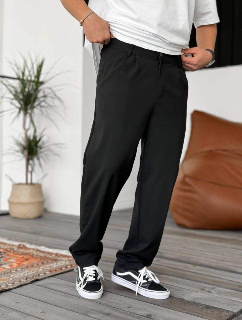 Men's Pleated Trousers