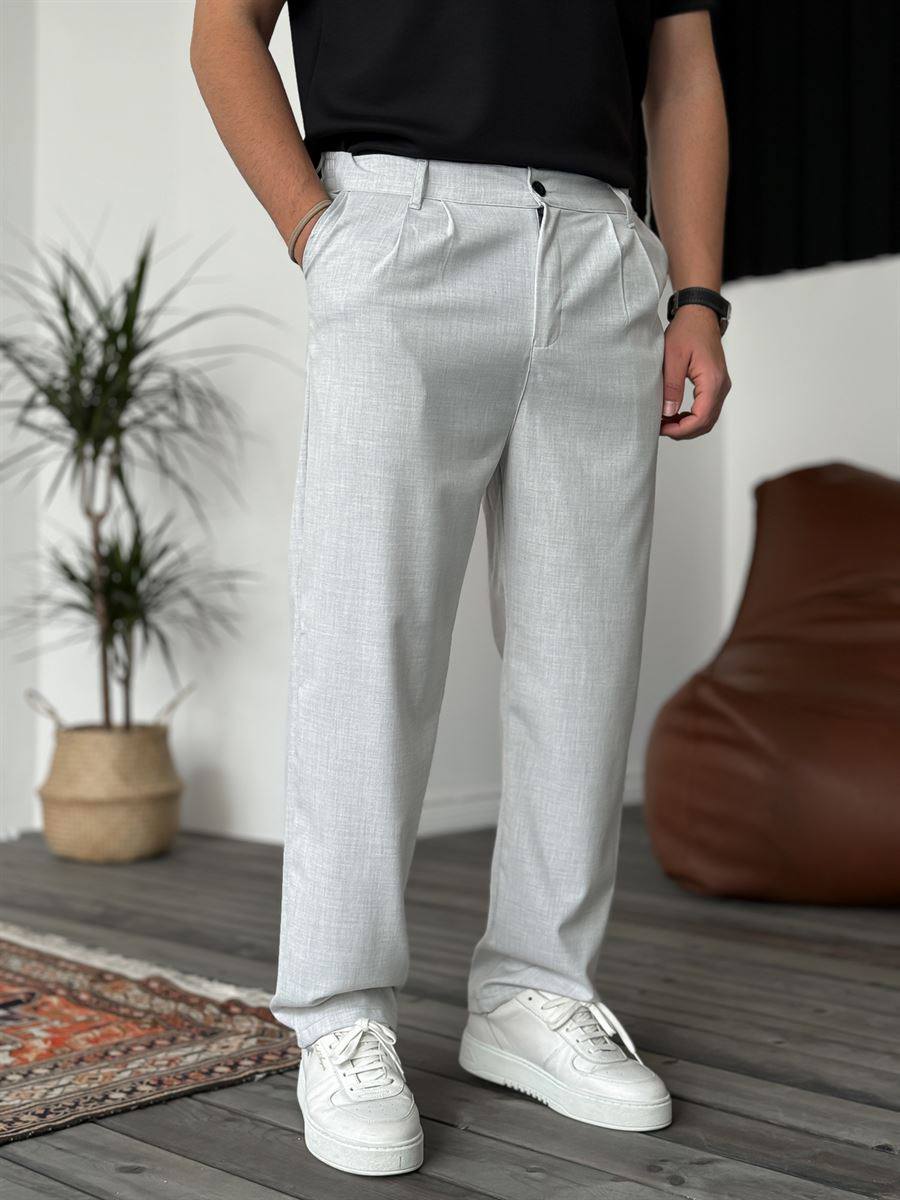 Men's Pleated Trousers