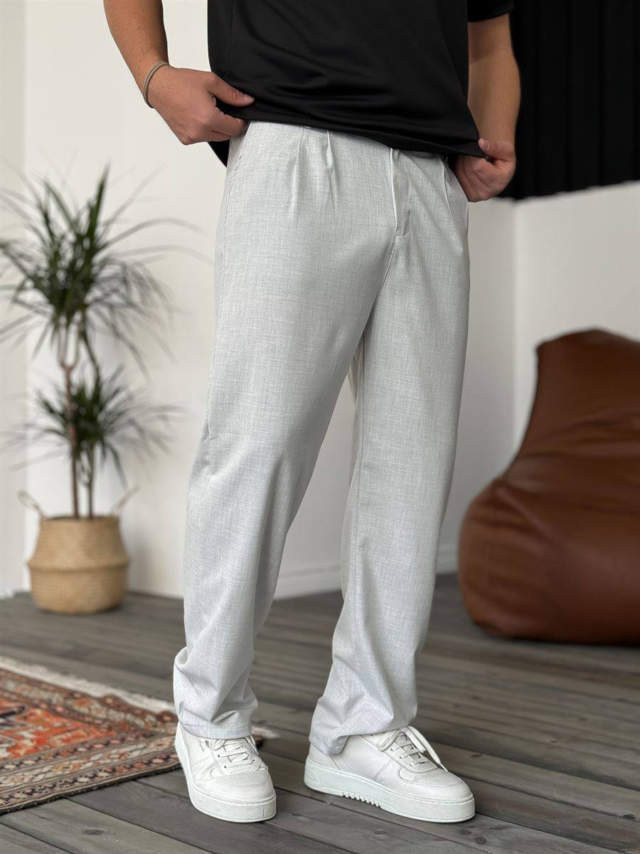Men's Pleated Trousers