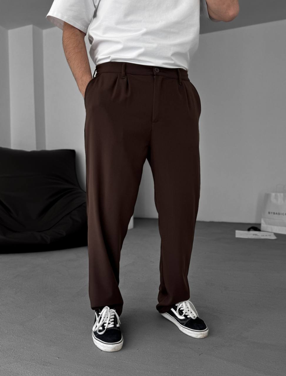 Men's Pleated Trousers