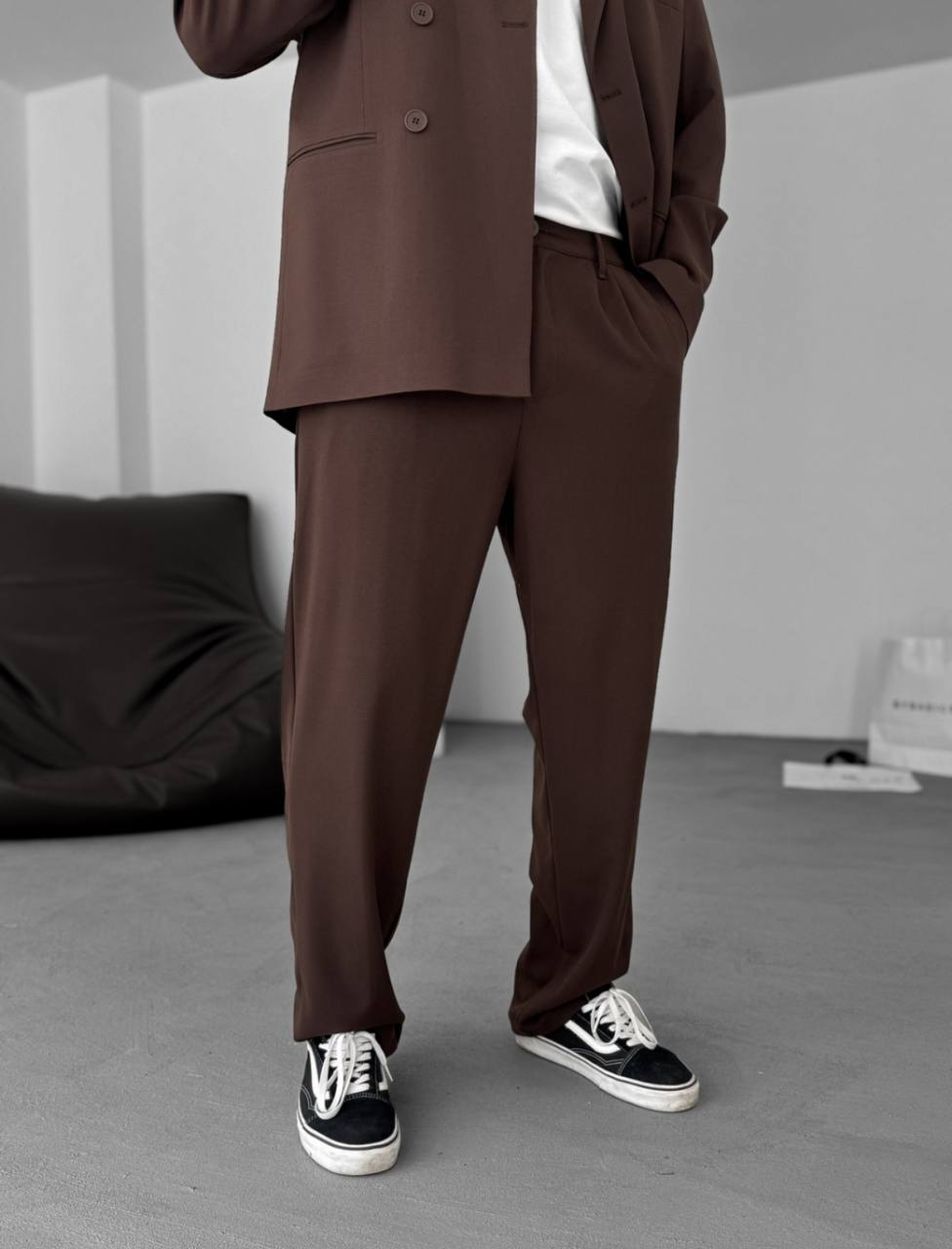 Men's Pleated Trousers