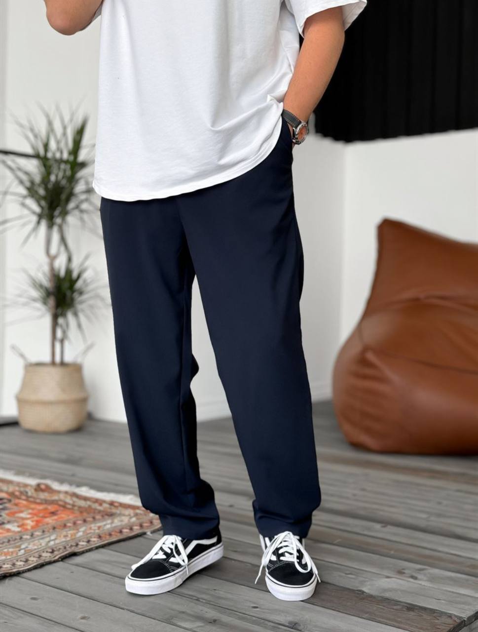 Men's Pleated Trousers
