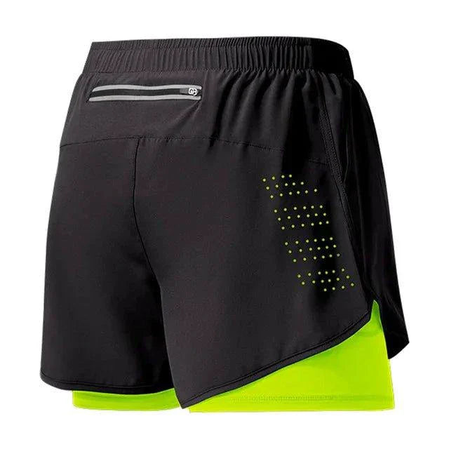 Men's Quick-drying Fitness Double Layer Shorts