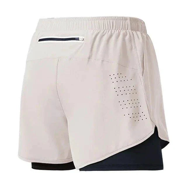 Men's Quick-drying Fitness Double Layer Shorts