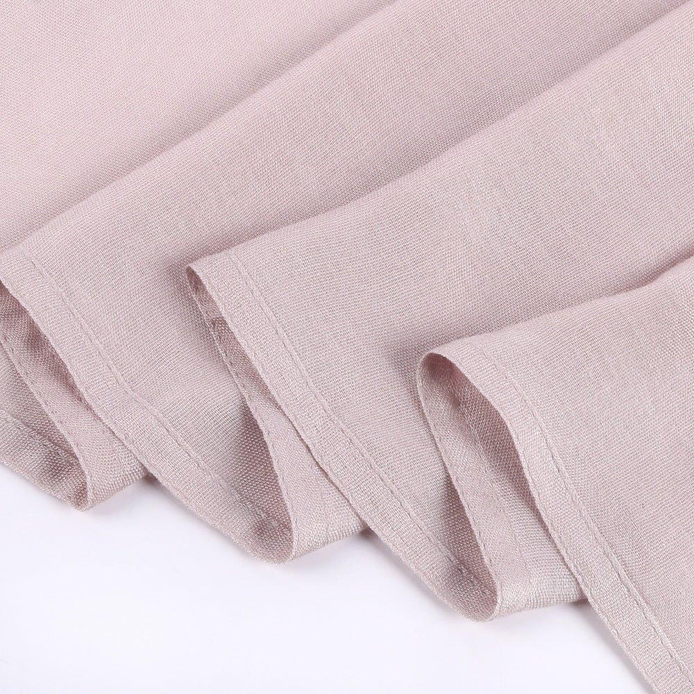 Pure Color Hijab &amp; Undercap 2-Piece Set