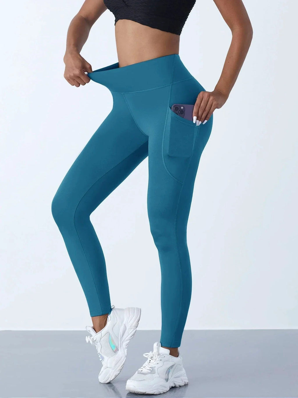 New! High Waist Women's Leggings/Yoga Pants/Tights w/Pockets