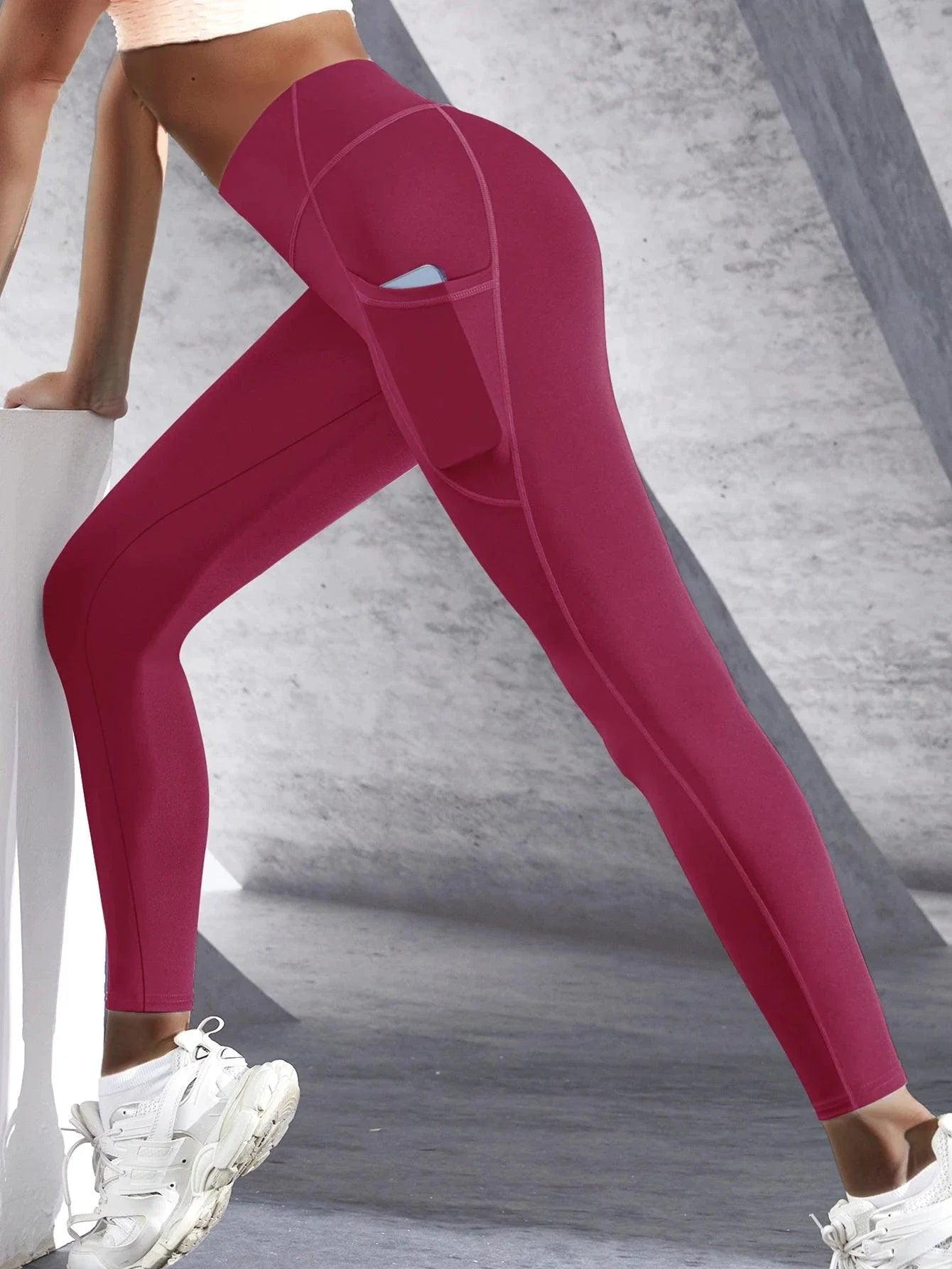 New! High Waist Women's Leggings/Yoga Pants/Tights w/Pockets