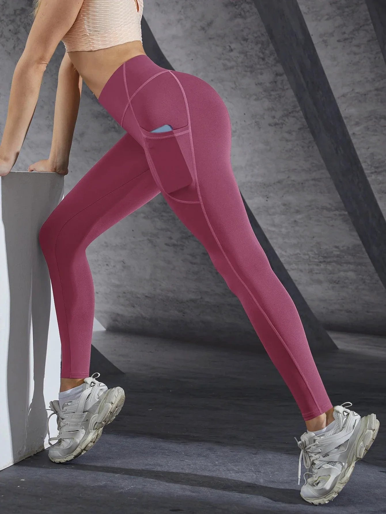 New! High Waist Women's Leggings/Yoga Pants/Tights w/Pockets