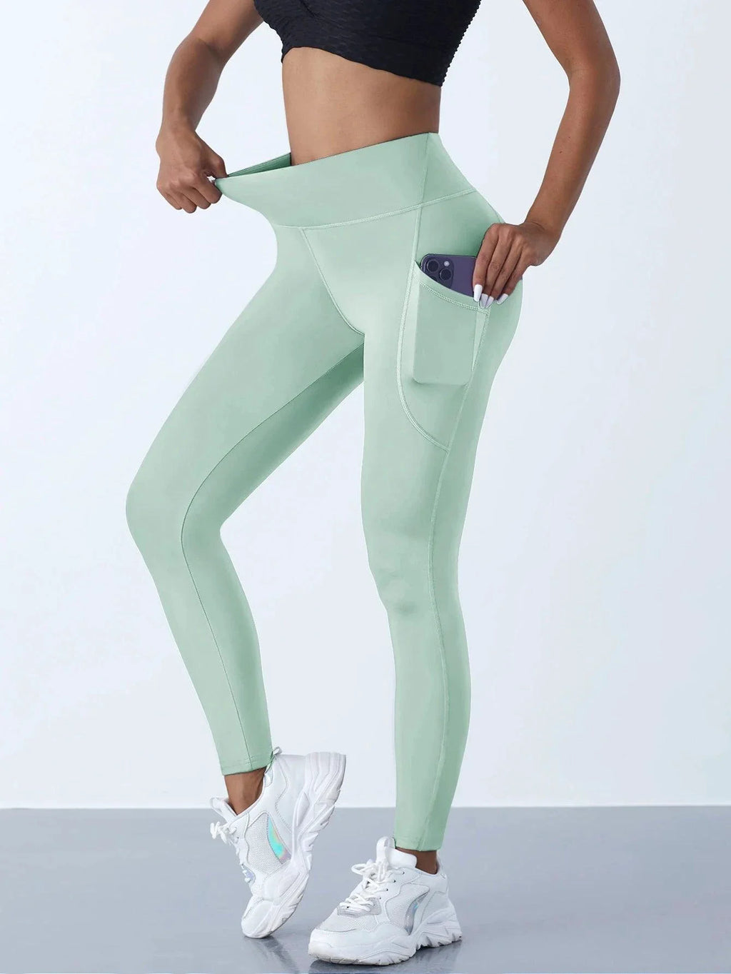 New! High Waist Women's Leggings/Yoga Pants/Tights w/Pockets