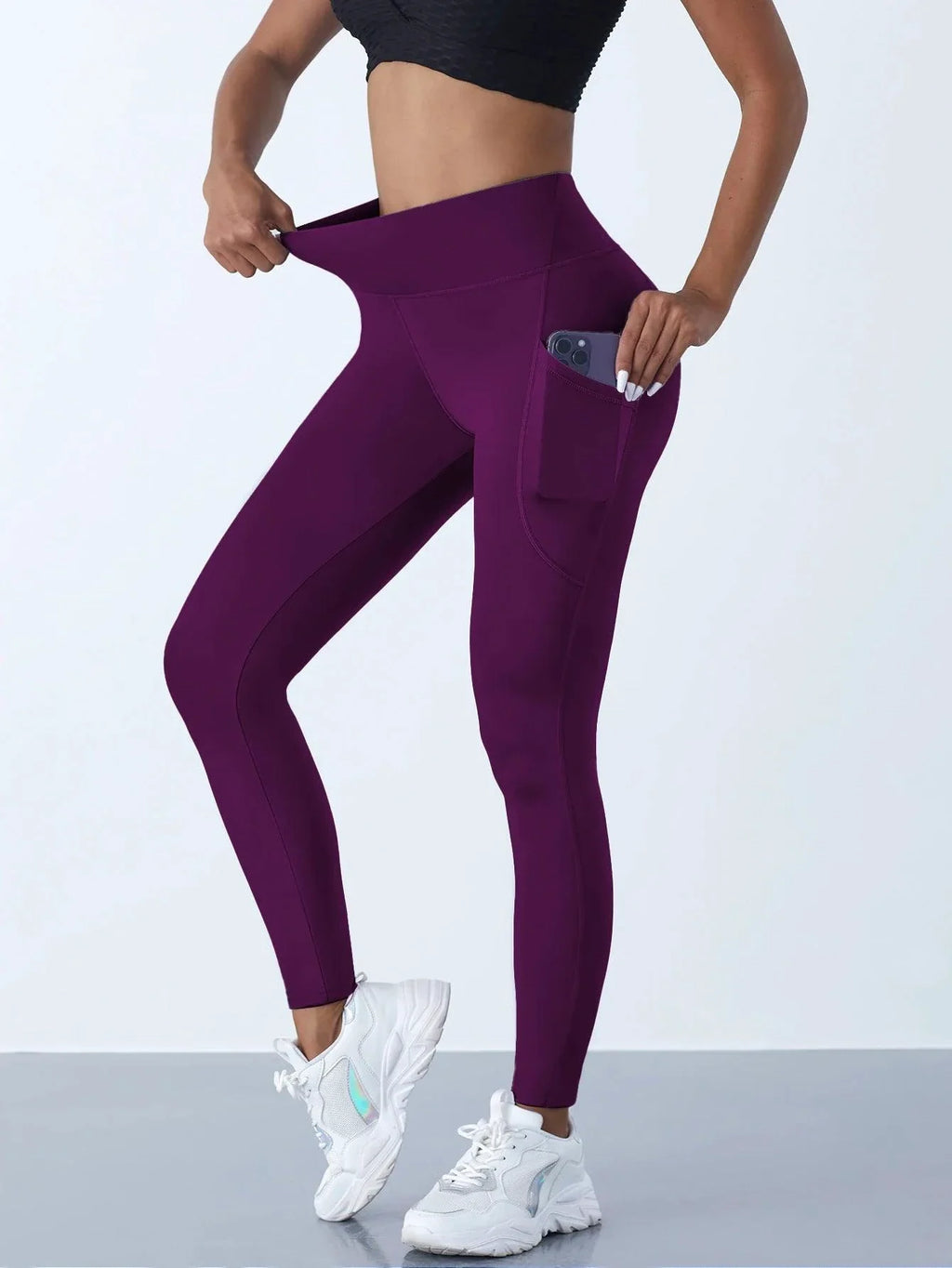 New! High Waist Women's Leggings/Yoga Pants/Tights w/Pockets