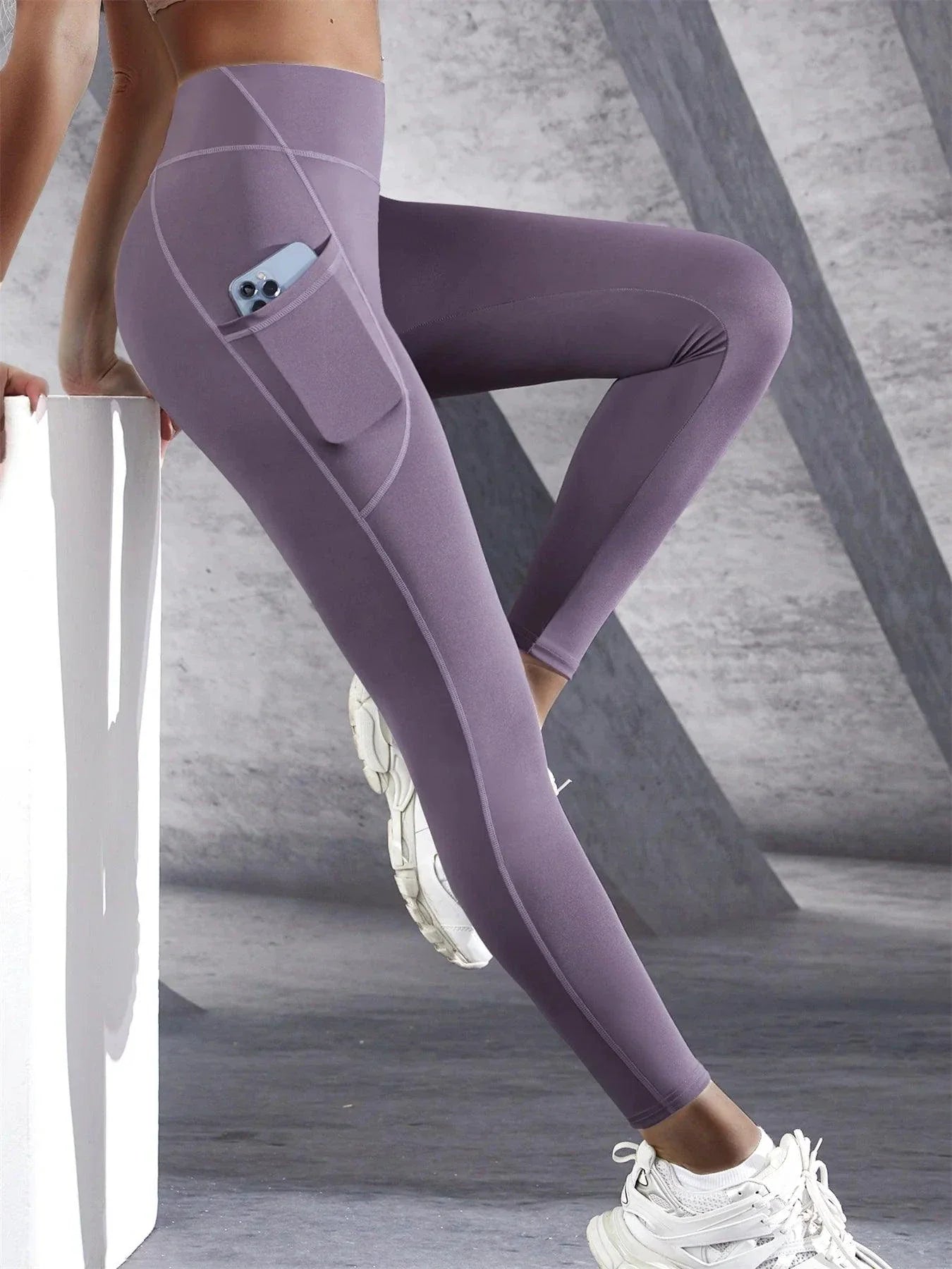 New! High Waist Women's Leggings/Yoga Pants/Tights w/Pockets