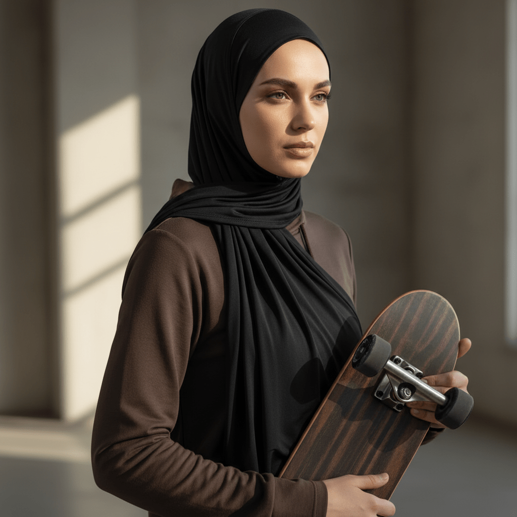 Premium Non-Slip Breathable Sports Hijab