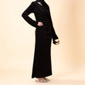 Shimmer Velvet Ruched Mermaid Gown