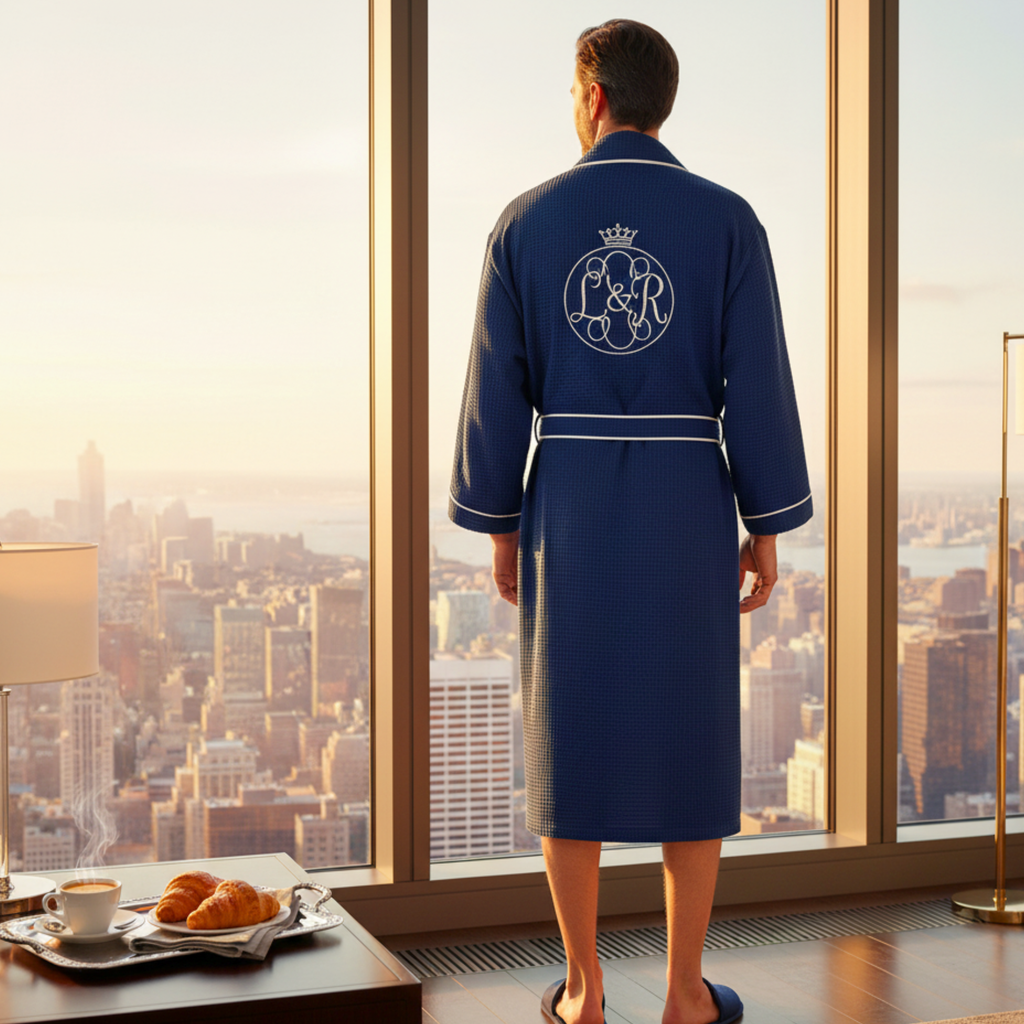 Premium Waffle Robe for Men