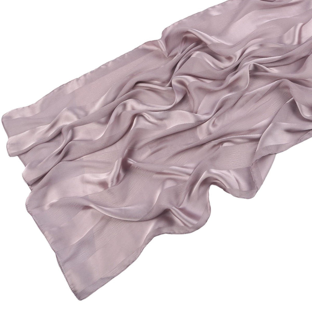Striped Crinkle Chiffon Hijab