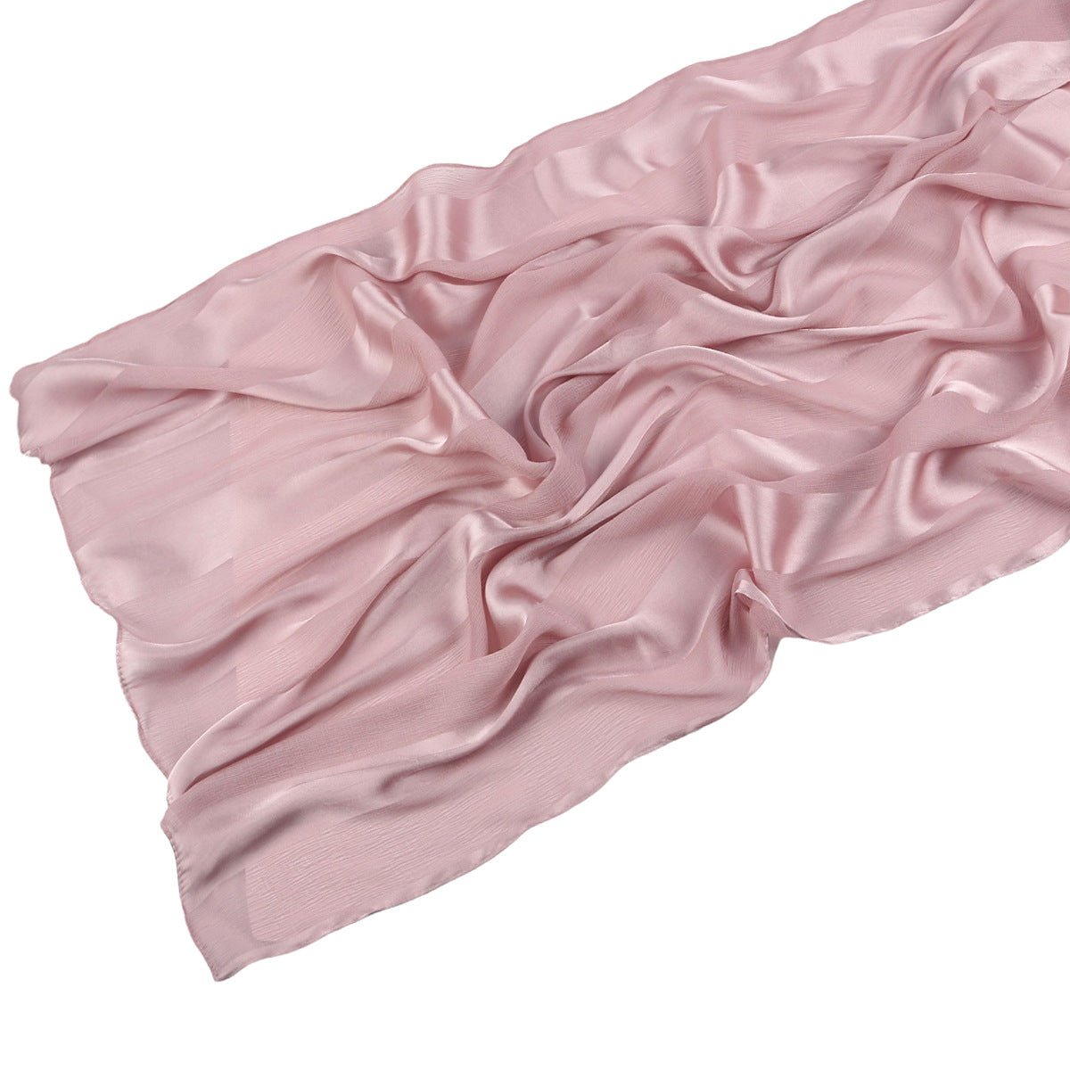 Striped Crinkle Chiffon Hijab