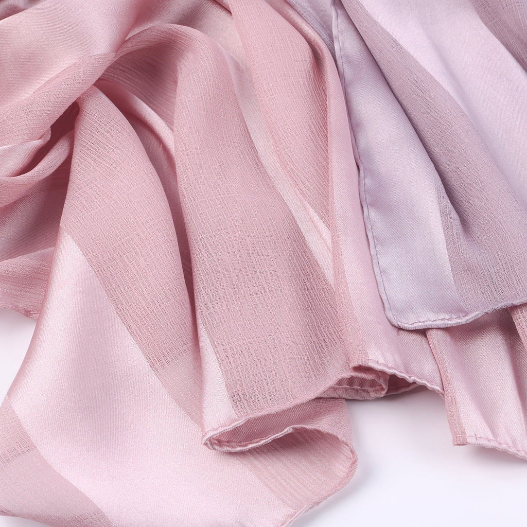 Striped Crinkle Chiffon Hijab