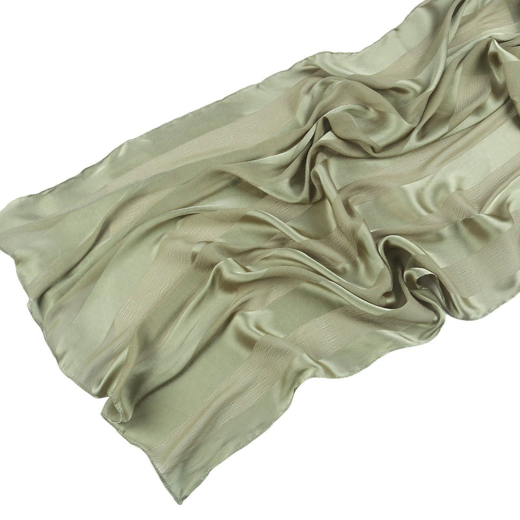 Striped Crinkle Chiffon Hijab