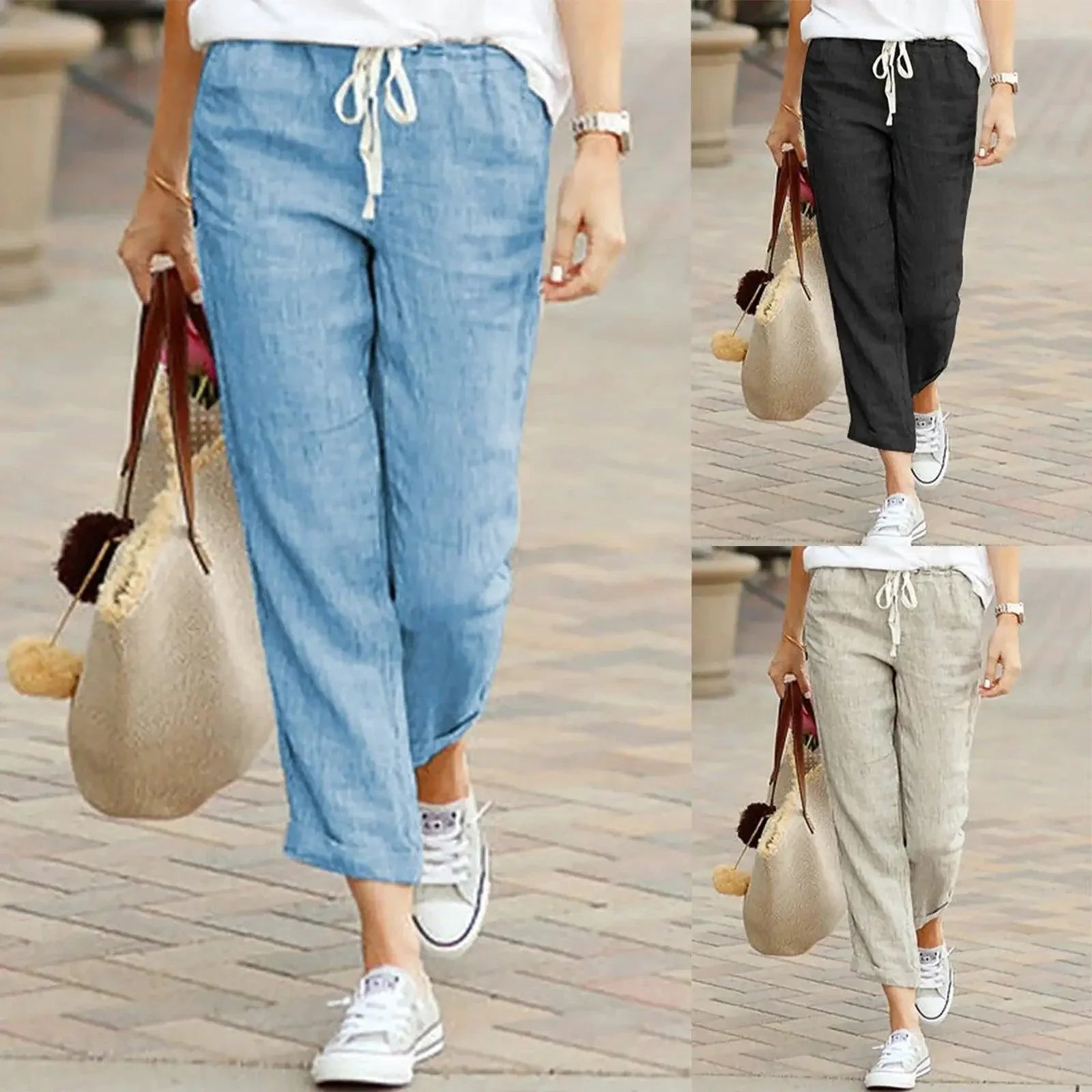 Comfortable Drawstring Trousers