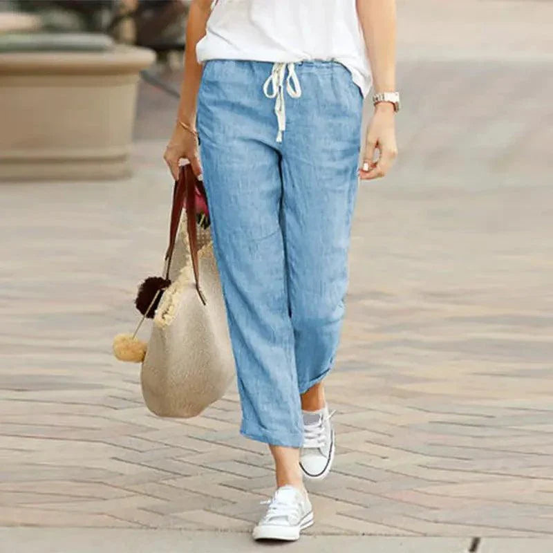 Comfortable Drawstring Trousers