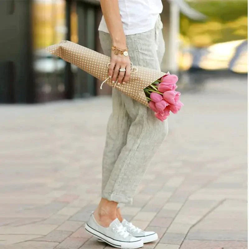 Comfortable Drawstring Trousers