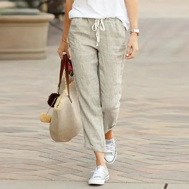 Comfortable Drawstring Trousers