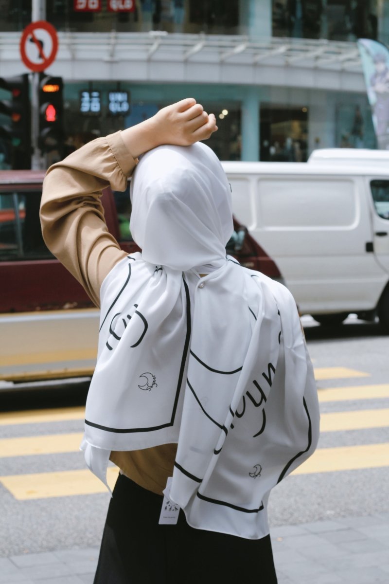 Versatile Minimalist Printed Hijab