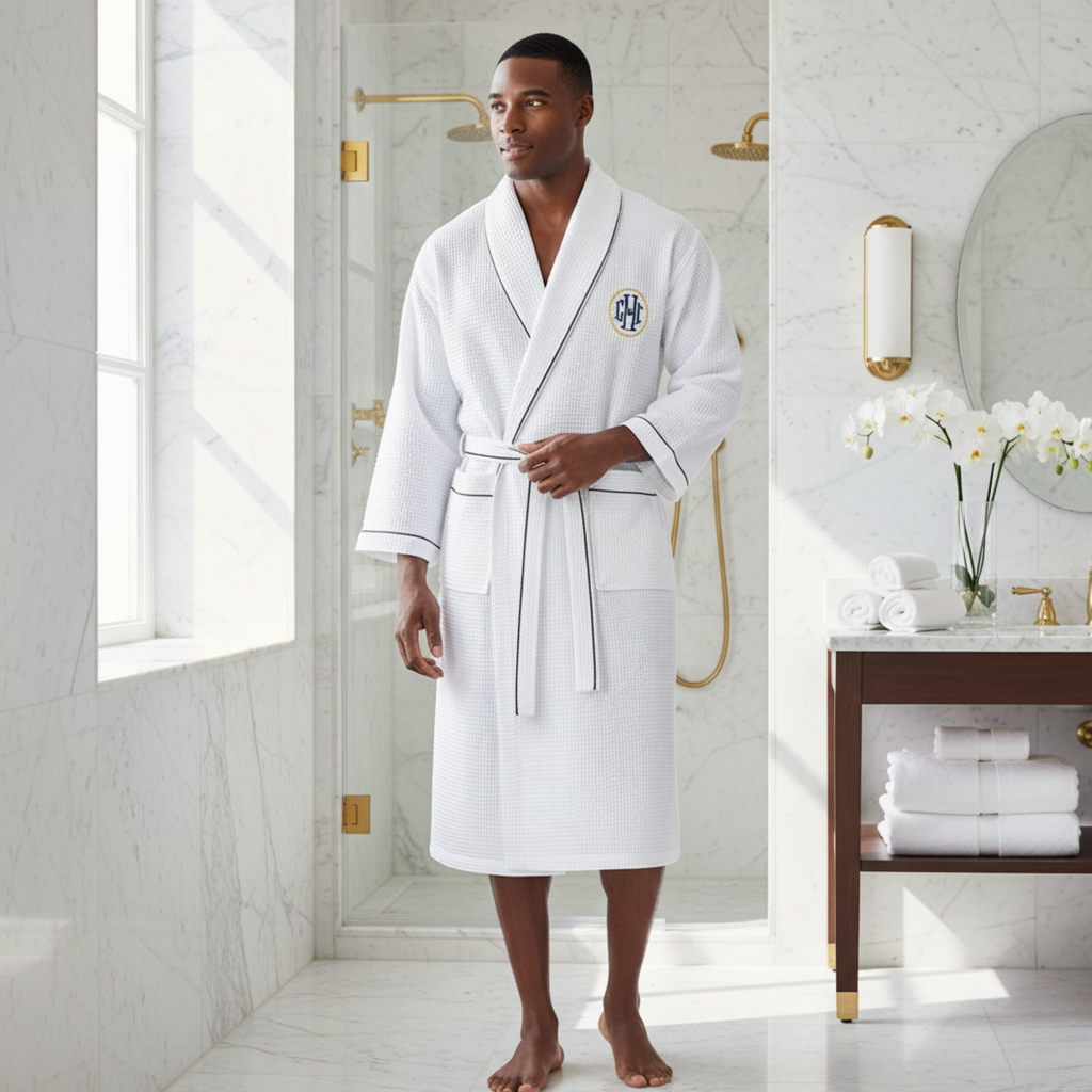 Premium Waffle Robe for Men