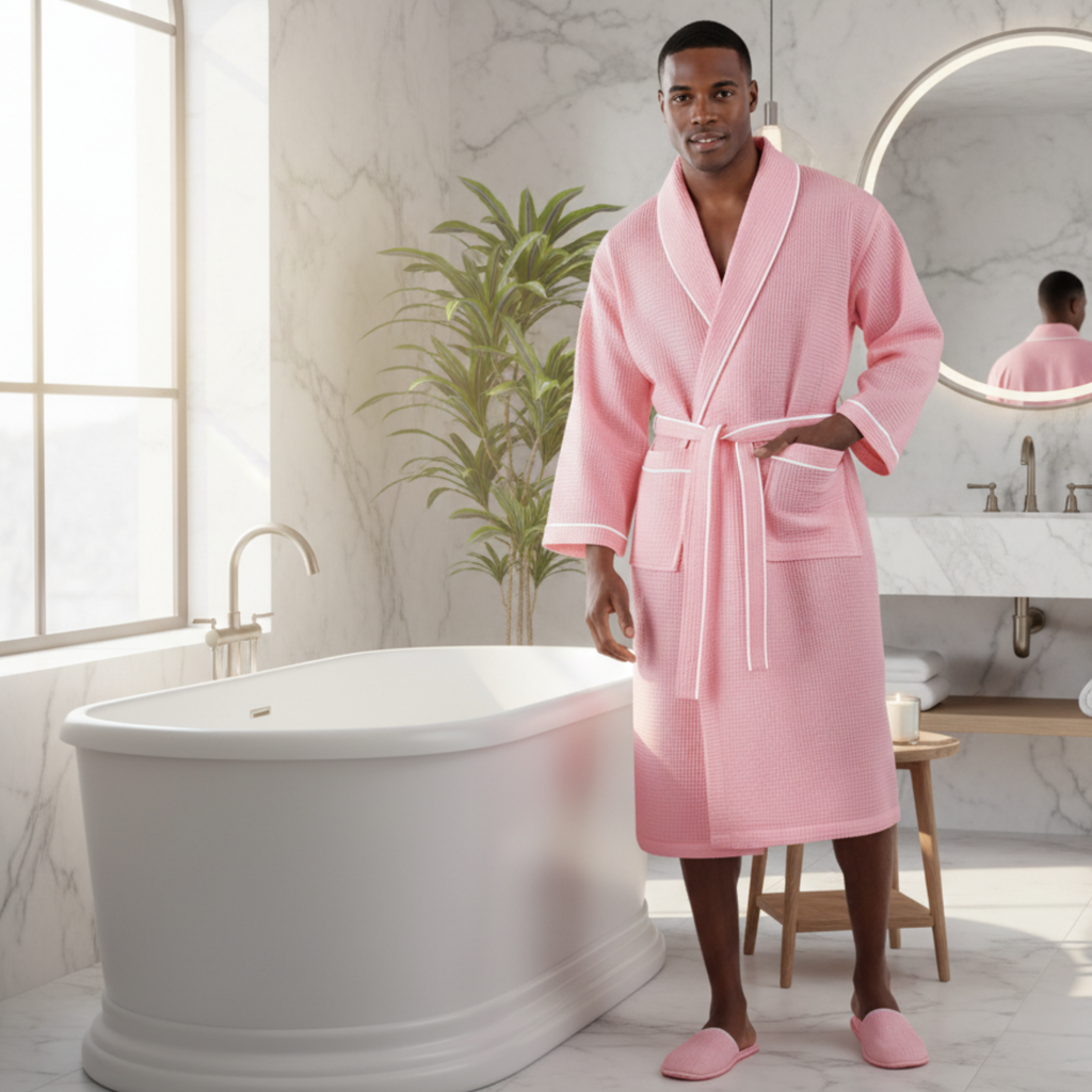 Premium Waffle Robe for Men