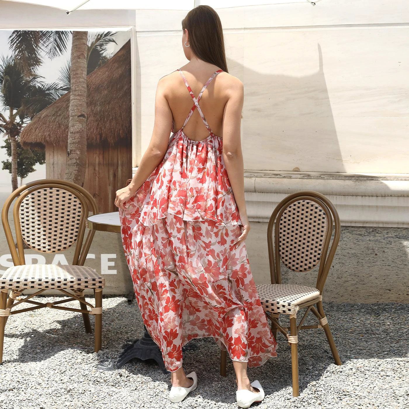 Women's Floral Simple Dress